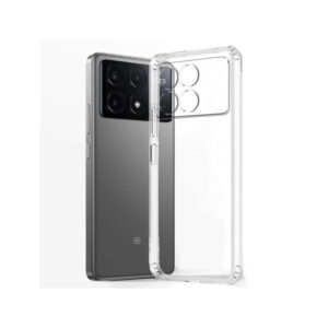 قاب گوشی Xiaomi Poco X6 Pro / Redmi K70E شیائومی ژله ای شفاف ایربگ دار محافظ لنز